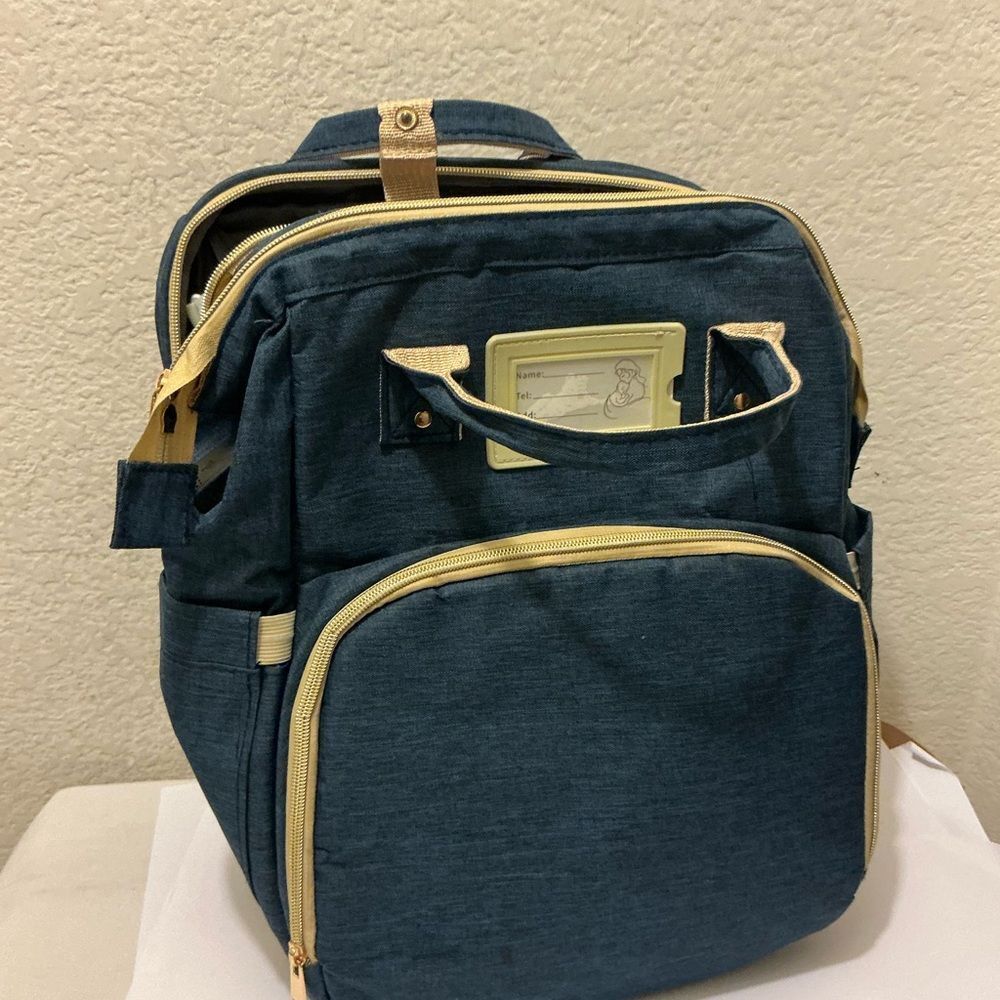 Baby Waterproof Diaper Bag & Travel Backpack W/Maternity Changing Pad